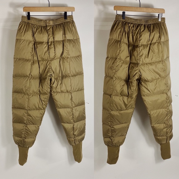 Cabela's Other - CABELA’S Vintage Duck Down Insulated Zip Fly Quilted Hunting Pants Base Layer L